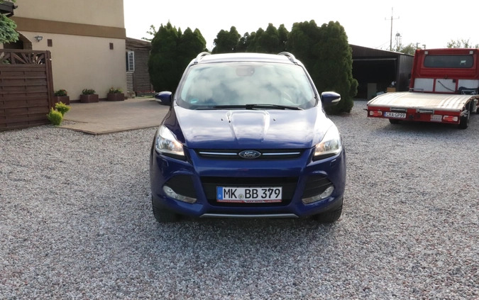 Ford Kuga cena 54950 przebieg: 126452, rok produkcji 2016 z Trzcianka małe 301